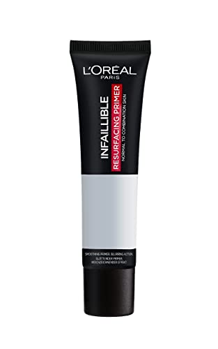 L'Oréal Paris Make Up Basis, Glättender Primer für längeren Halt von Foundation, Infaillible Primer, Nr. 01 Base / Transparent, 1 x 35 ml