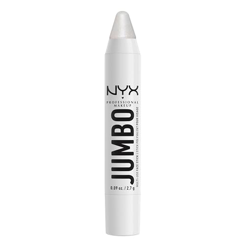 NYX Professional Makeup Schimmernder Highlighter Stift für das Gesicht, Für individuelle Looks und intensive Farbe, mit pflegenden Ölen, Jumbo Highlighting Stick : Vanilla Ice Cream, 1 Stück
