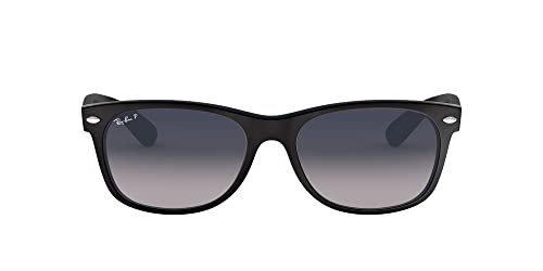 Ray-Ban Unisex New Wayfarer Sonnenbrille, Schwarz, 55 mm EU