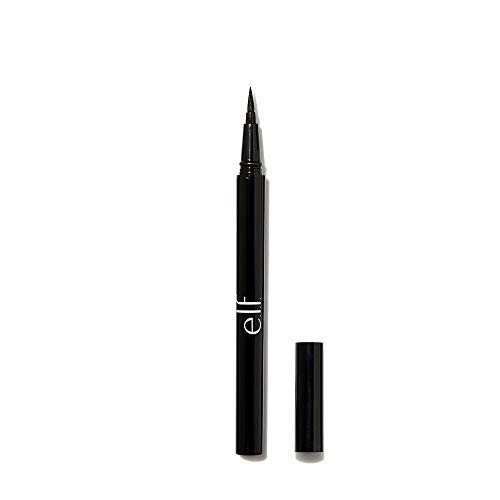 e.l.f. H2O Proof Eyeliner Pen | Filzspitze | Langanhaltende Flüssigformel | Jet Black | 0.02 Fl Oz (0.7 mL)