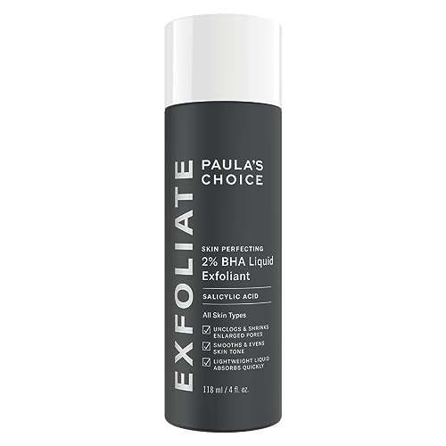 Paula's Choice SKIN PERFECTING 2% BHA Liquid Peeling - Gesicht Exfoliant - Gegen Mitesser, Pickel & Unreine Haut - Poren Verkleinern - mit Salicylsäure - Mischhaut, Fettige & Akne Haut - 118 ml