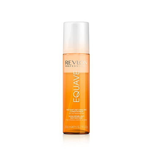 Revlon EQUAVE Sun Protection Detangling Conditioner, 200 ml, reparierender Leave-in Conditioner, 2-Phasen-Formel für intensiven Schutz bei sonnenexponiertem Haar