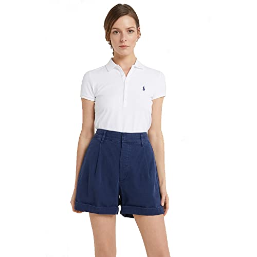 Polo Ralph Lauren - Slim-Fit Polohemd für Damen (XS, White)