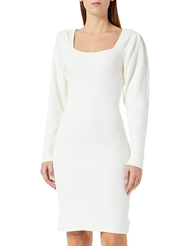 BOSS Women's C_Fabiate Knitted_Dress, Open White118, L
