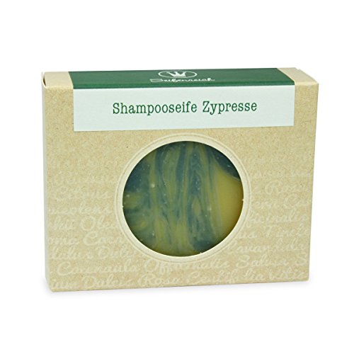 Seifenreich Shampooseife Zypresse, 1er Pack (1 x 100 g)