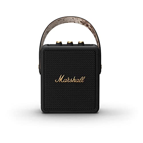 Marshall Stockwell II Portable Bluetooth Speaker - Black&Brass