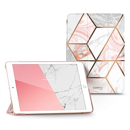i-Blason Case für iPad 7th 2019 / iPad 8th 2020 iPad 10.2 Zoll Hülle Slim Schutzhülle Hart Backcover [Cosmo Lite] mit Auto Schlaf/Wach, Marmor