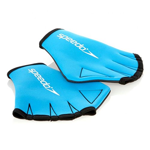 Speedo Unisex Erwachsene Aqua Glove Handschuhe, Blau, M