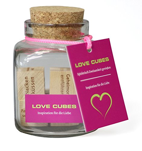 Dieses Geschenk mit über 45.000 Verwöhnideen könnte ihren Partner verrückt machen. LOVE CUBES – Inspiration für die Liebe. Die ausgefallene Geschenkidee!