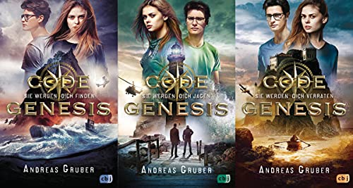 Die Code Genesis-Serie Band 1-3 plus 1 exklusives Postkartenset