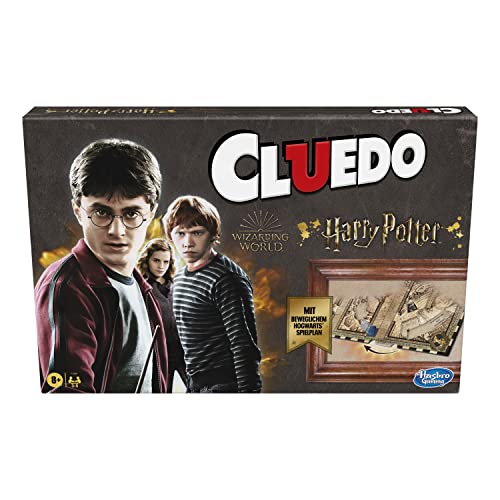 Cluedo: Wizarding World Harry Potter Edition, Detektivspiel für 3-5 Spieler, für Kinder ab 8 Jahren, Deutsche Version