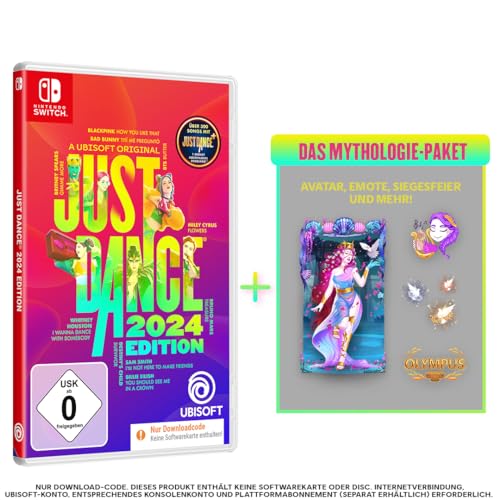 Just Dance 2024 Edition [Nintendo Switch] Amazon Exklusives Bundle | Code in Box & Ubisoft Connect
