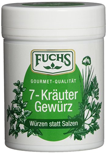 Fuchs Würzen statt Salzen '7 Kräuter' Kräuter-Gewürzmischung Gewürze Set, verschiedene Kräuter, für Salate, Gemüse, Nudeln und Geflügel, 3er Pack (3 x 50 g)