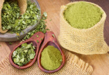 Moringa-Pulver